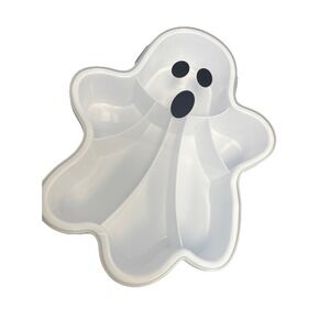 CWC Ghost Snackle Box with Lid and 6 Compartments for Snacks and Food Container